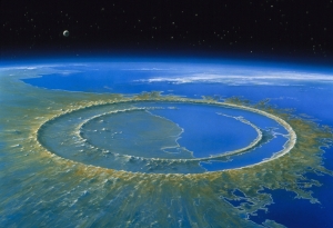 小行星砸到地球，瞬时“喜马拉雅山”那么高的环形山
